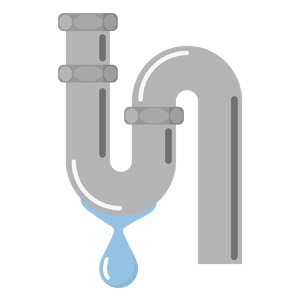 排水管等の水漏れ発生