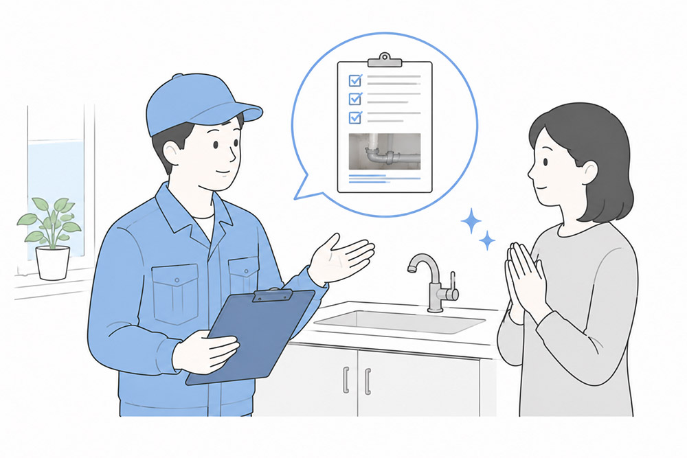 完了とご報告